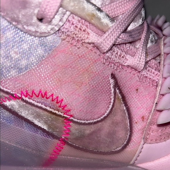 Nike KD 12 Aunt Pearl Basketball Shoes Breast Cancer Awareness Pink Plush Mesh main image 9